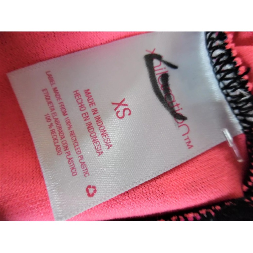 XHILARATION | Neon Tropical Print Bikini Top - Picture 5 of 6